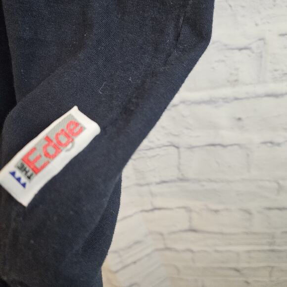 Vintage 90s Chicago Bears The Edge Polo Shirt Men Size XL Blue Short Sleeve - Picture 4 of 5